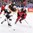 COLOGNE, GERMANY - MAY 18: Germany's Gerrit Fauser #43 skates with the puck while Canada's Jeff Skinner #53 chases him down during quarterfinal round action at the 2017 IIHF Ice Hockey World Championship. (Photo by Andre Ringuette/HHOF-IIHF Images)

